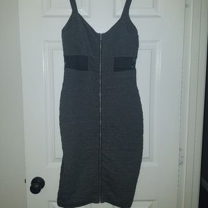 Express, heathered grey dress